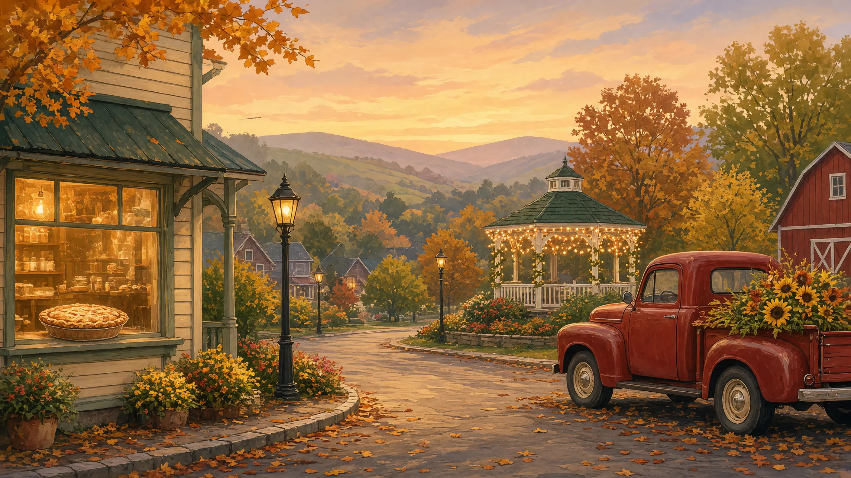 Small Town Romance print artwork